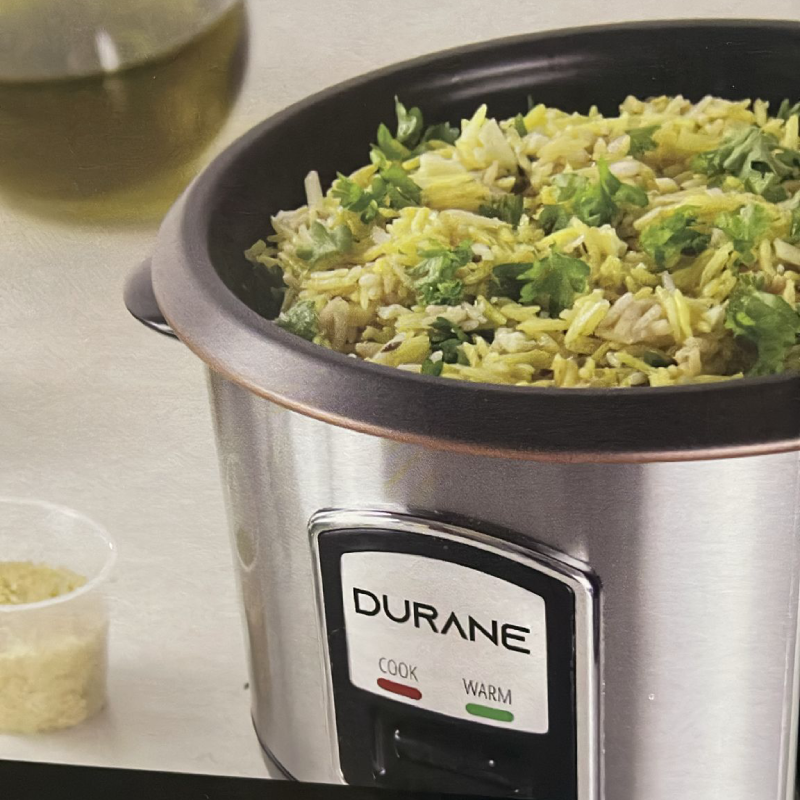 SQ Professional Stainless Steel Rice Cooker 0.8L 350W Silver
