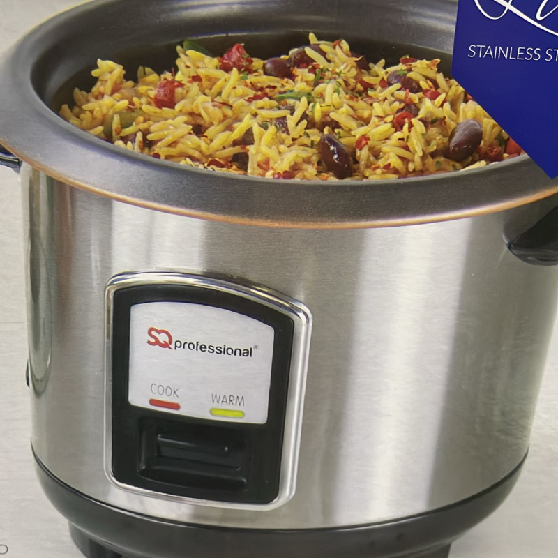 SQ Professional Stainless Steel Rice Cooker 0.8L 350W Silver