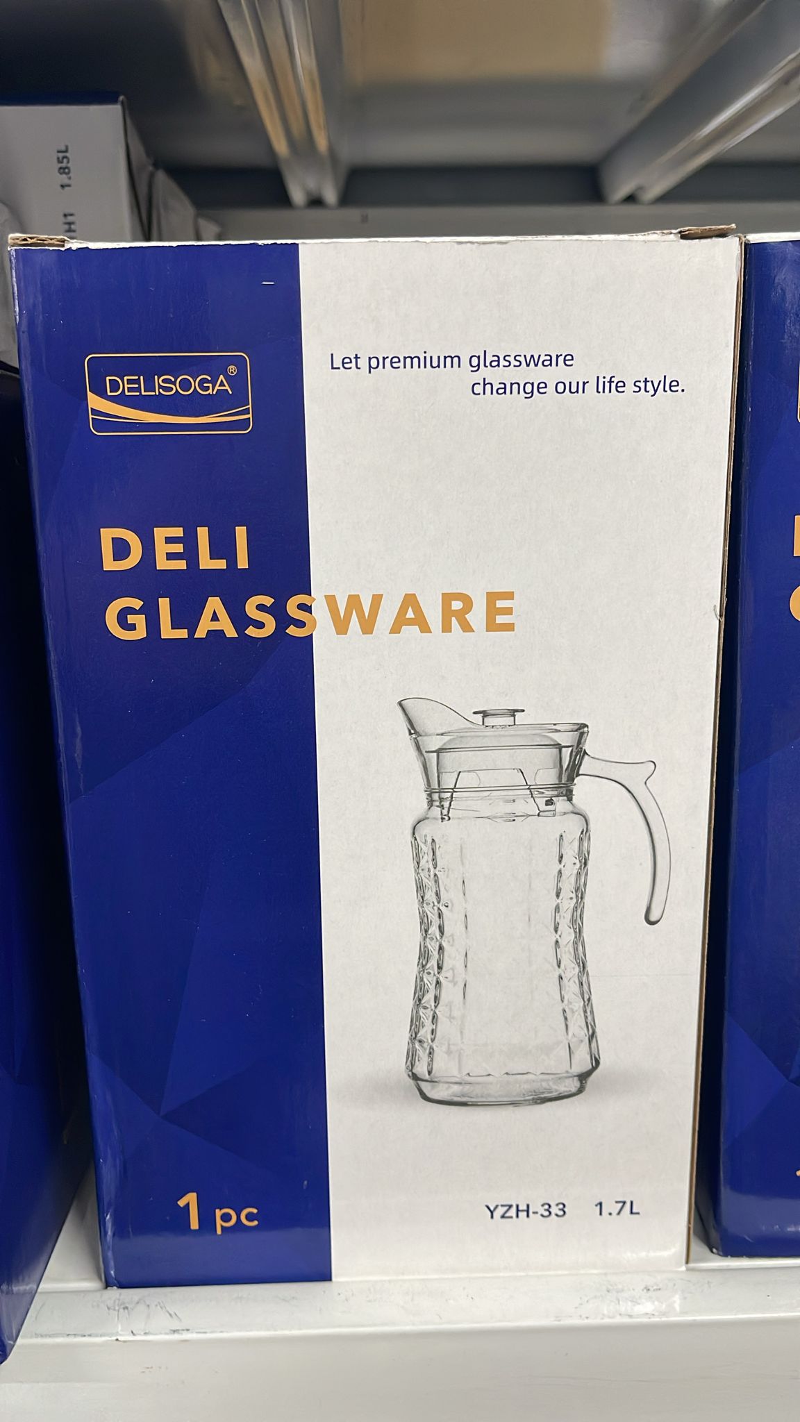 Water jug Glass ware 1.7L