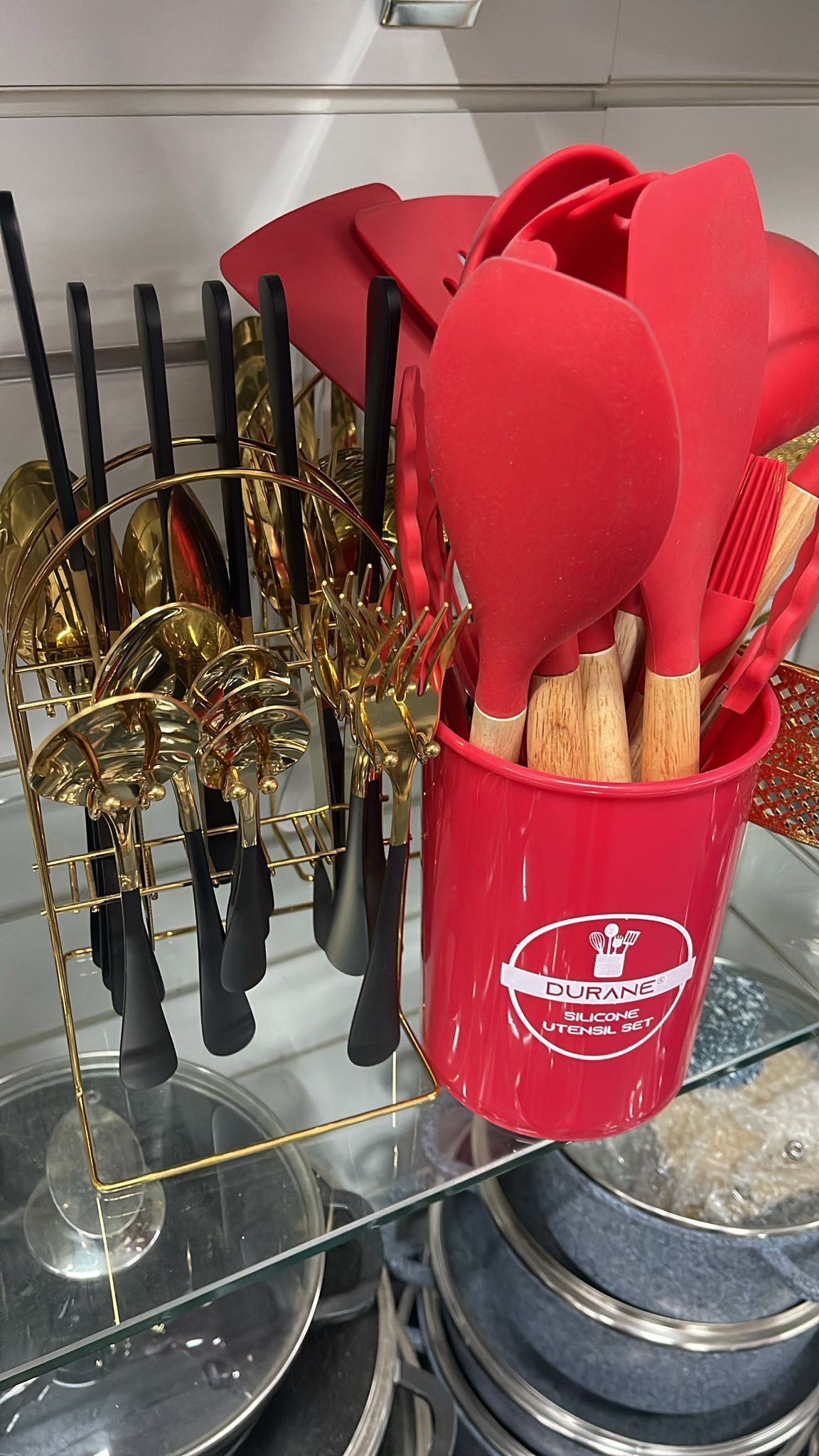 Wooden Handle Non-stick silicon spoon Set