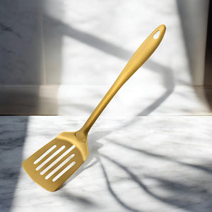 Gold Kitchen Utensils Slotted Turner