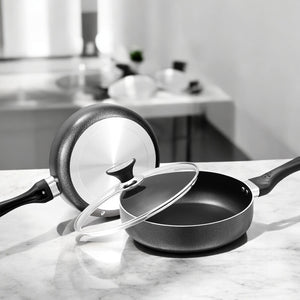 DEEP FRYING PAN WITH LID