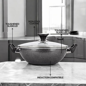 TRADITIONAL WOK WITH DOUBLE HANDLE - alt image