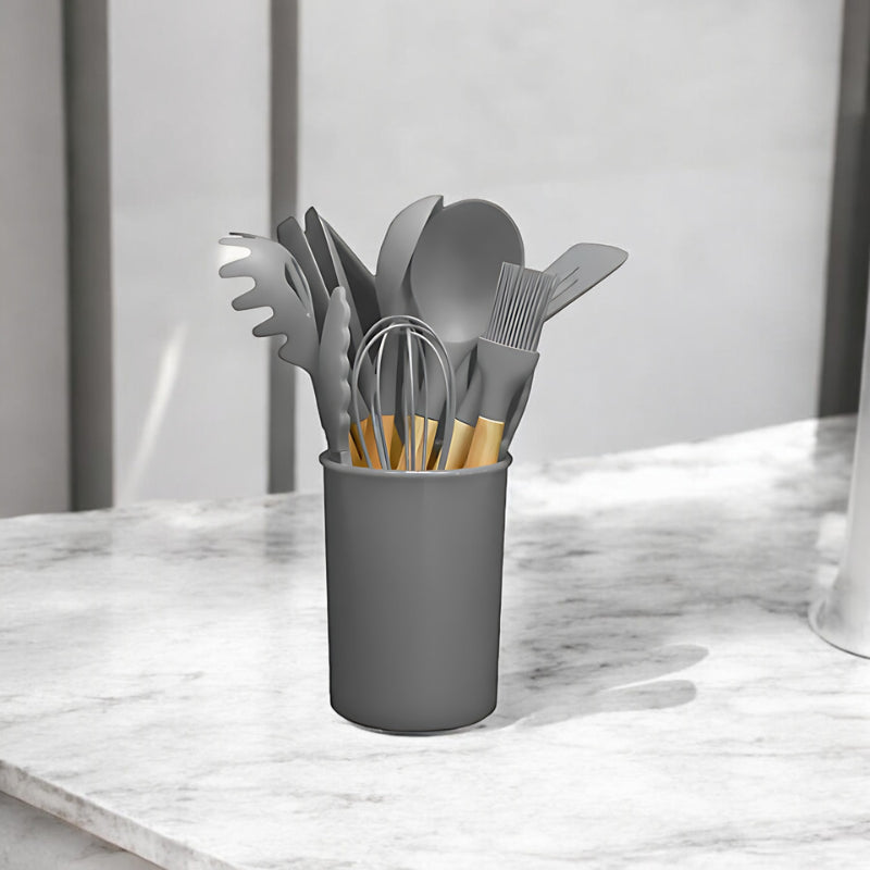 Utensil Set 12pc Grey