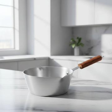 Aluminium Double Spout Milk Pan / Tea Pan