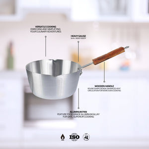 Aluminium Double Spout Milk Pan / Tea Pan - alt image