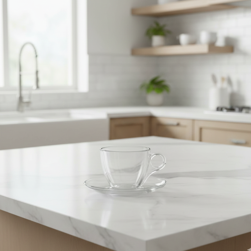 6PCS TEA/COFFE SET WITH SAUCER 210 ML