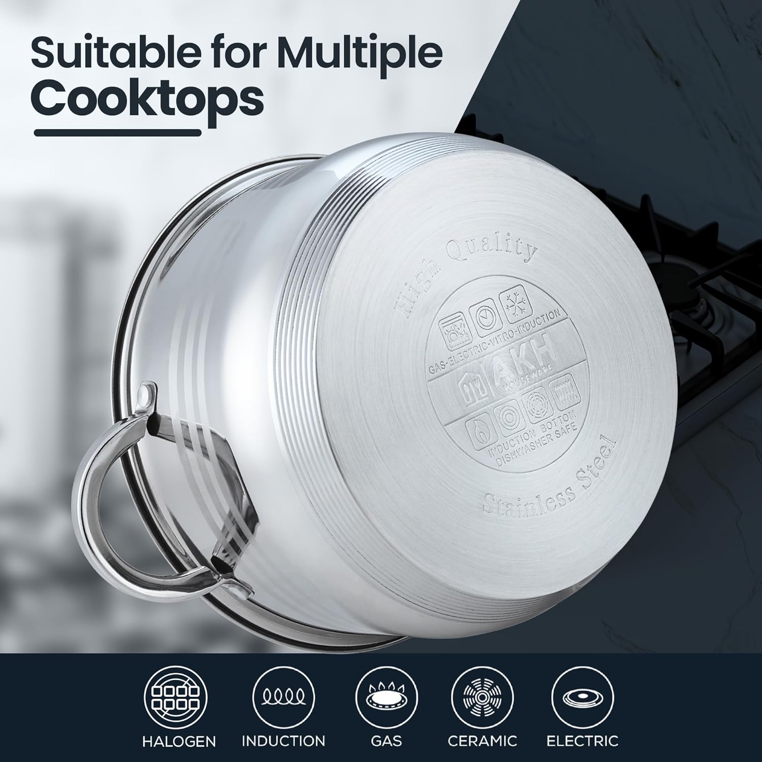 5 Pieces Stock Pot Casserole  SET