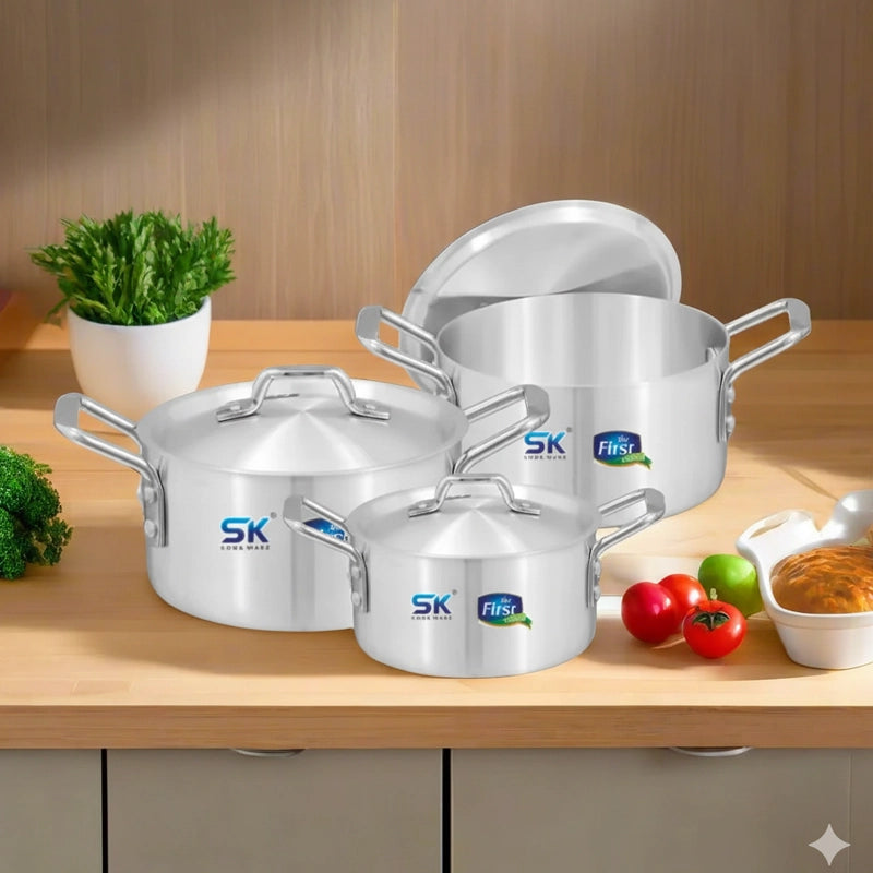 3 Pieces Stock Pot Casserole  SET
