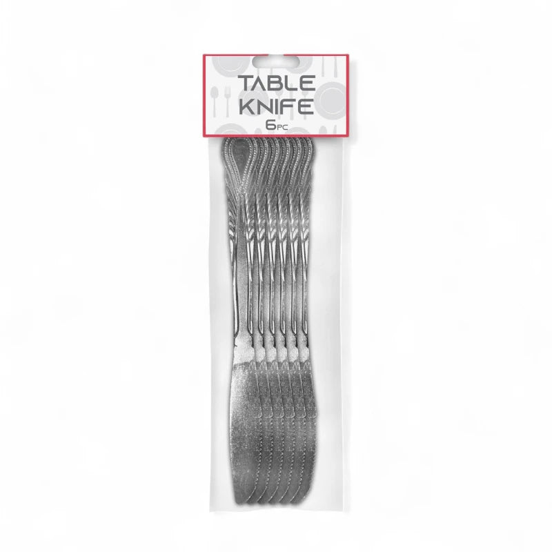 Cutlery Set 6pc Table Knife