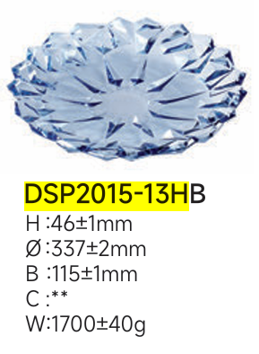 JUMBO GLASS FRUIT PLATTER / SERVING TRAY - alt image