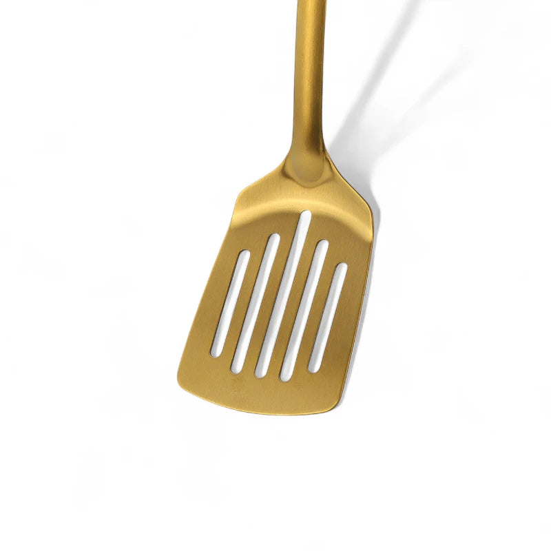 Gold Kitchen Utensils Slotted Turner