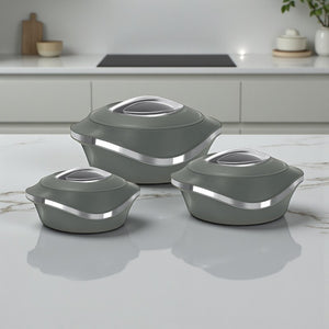 Insulated Hot Pot Set 3pc - alt image