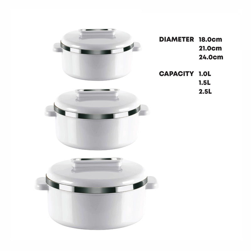 Insulated Hot Pot Set 3pc