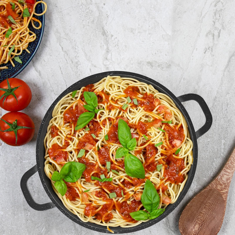 Grace Die-Cast Alumunium Stockpot Set 4pcs (Black)