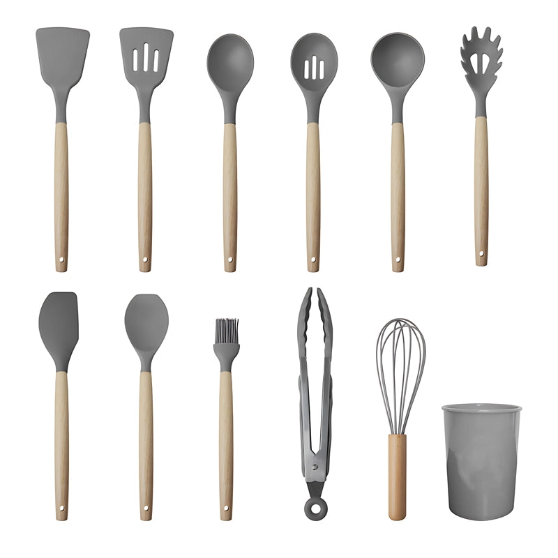 Utensil Set 12pc Grey